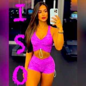 Bombshell Sportswear Purple Rain Toggle Set